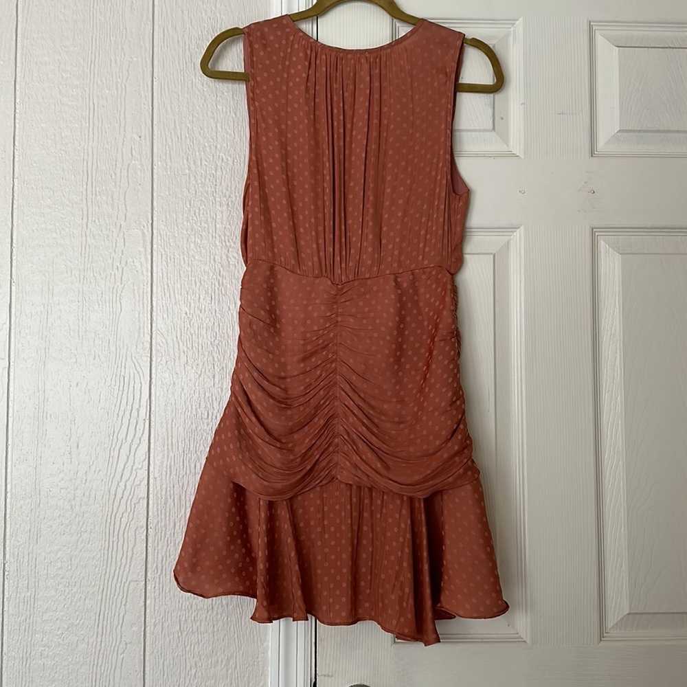 Silky Ruffle Mini Dress - Picture 5 of 6